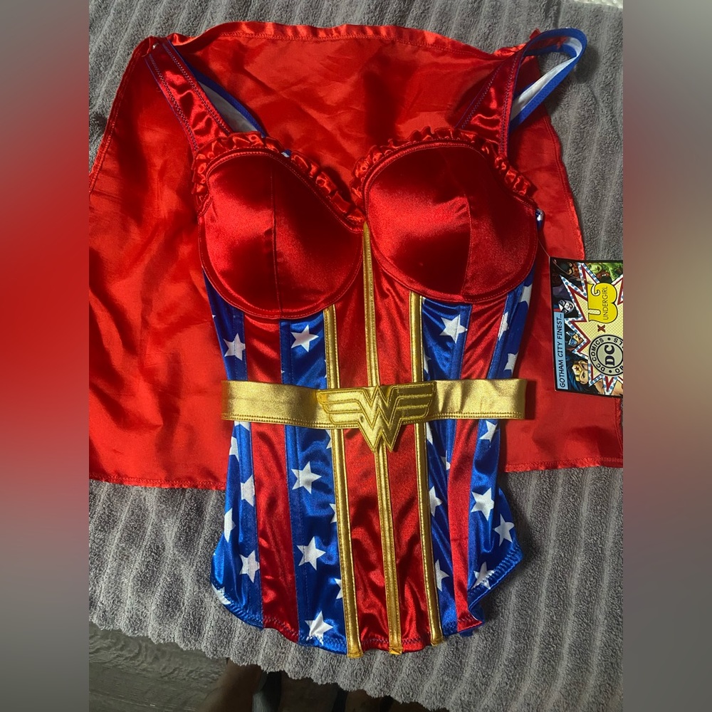 wonder women costume corset
